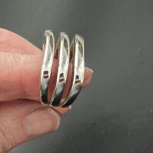 Silpada R1618 Shiny Silver Triple Band Ring